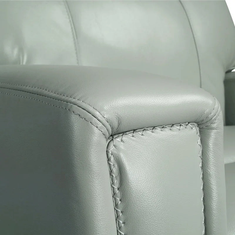 71.5 Leather Zero Gravity Power Recliner Loveseat Sofa with Power Headrest, USB&USB-C Port