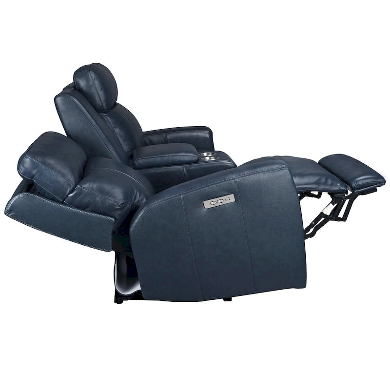 71.5 Leather Zero Gravity Power Recliner Loveseat Sofa with Power Headrest, USB&USB-C Port