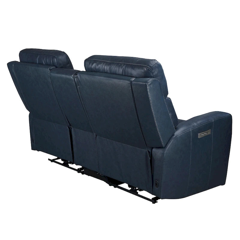 71.5 Leather Zero Gravity Power Recliner Loveseat Sofa with Power Headrest, USB&USB-C Port