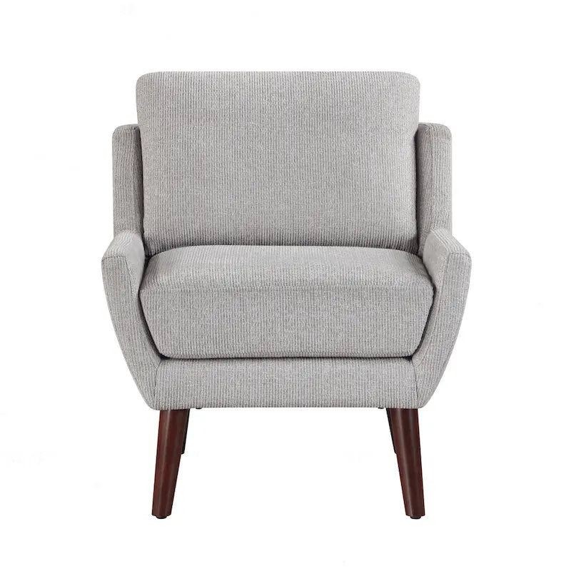 Comfortable Contemporary Accent Chair with Durable Upholstery and Solid Wood Legs