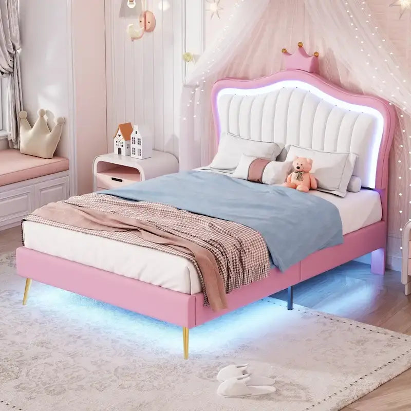 Twin Size Wood Daybed with Shelves and Drawers