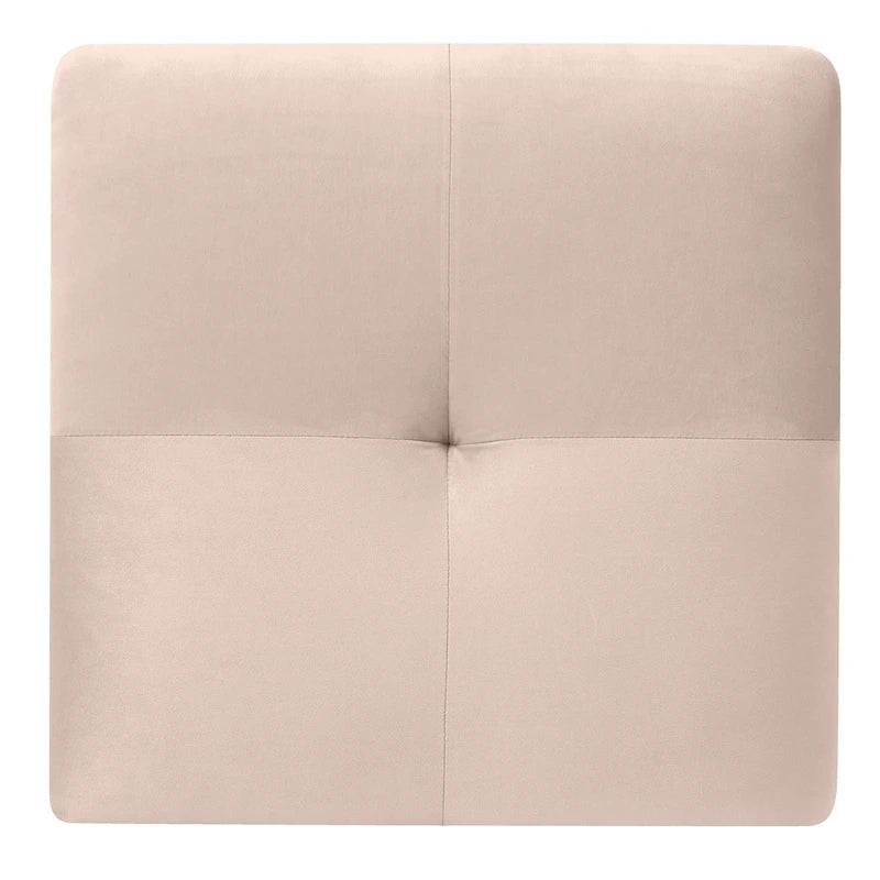 Tufted Velvet Ottoman