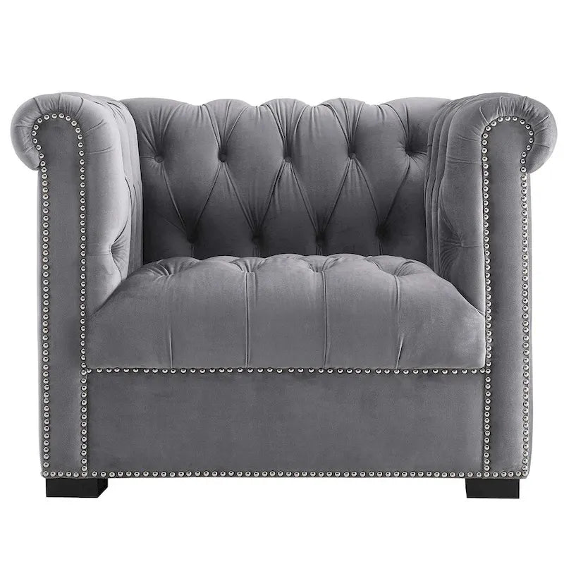Performance Velvet Armchair