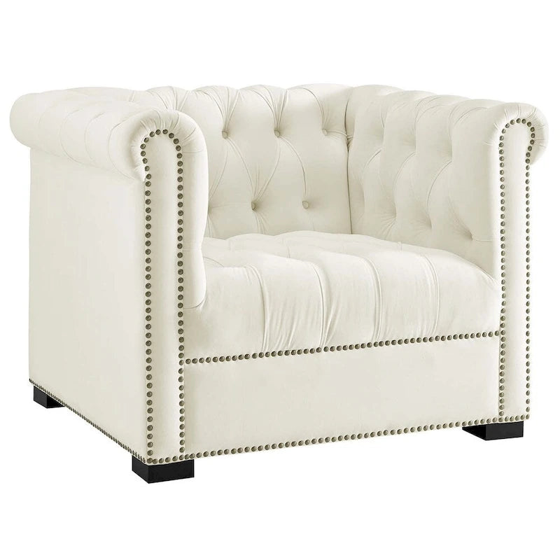Performance Velvet Armchair