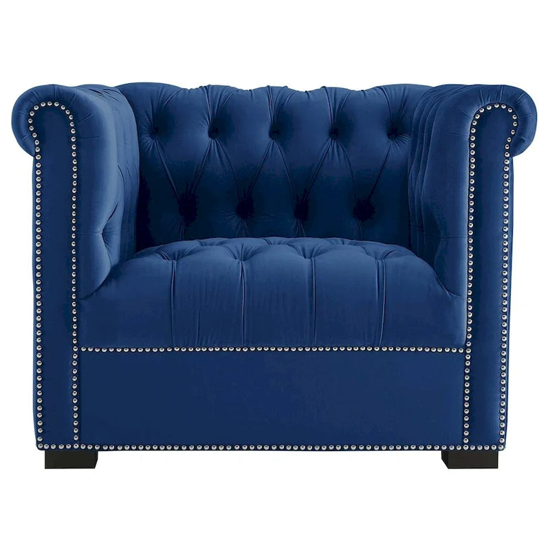 Performance Velvet Armchair