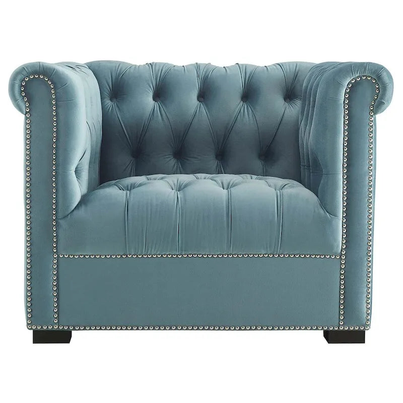 Performance Velvet Armchair