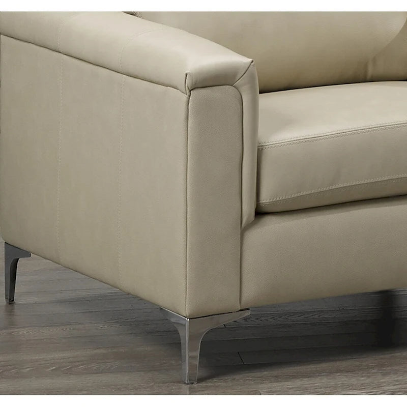 Modern Premium Top Grain Leather Sofa