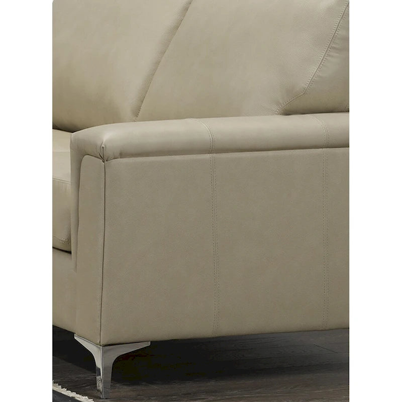 Modern Premium Top Grain Leather Sofa