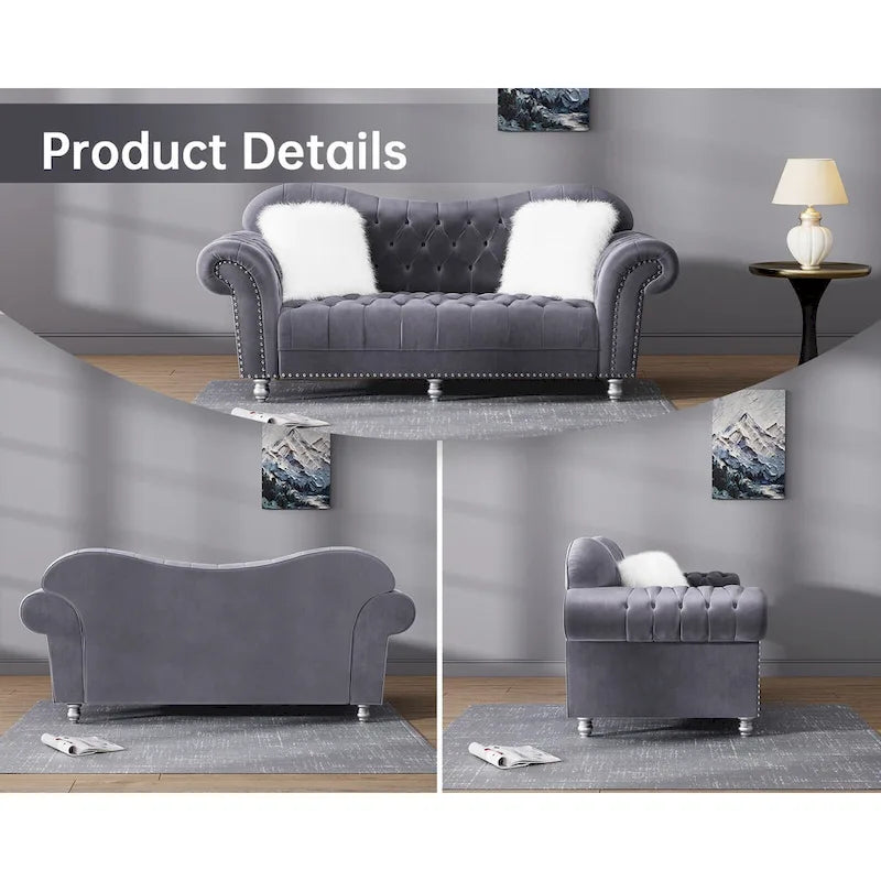 Luxury Classic America Chesterfield Tufted Back Sofa