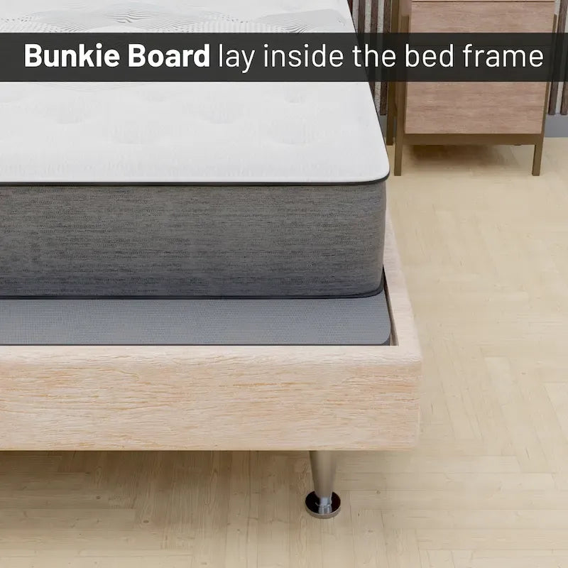 1.5-Inch Split Fully Assembled Bunkie Board For Mattress/Bed Support, Set Of 2,