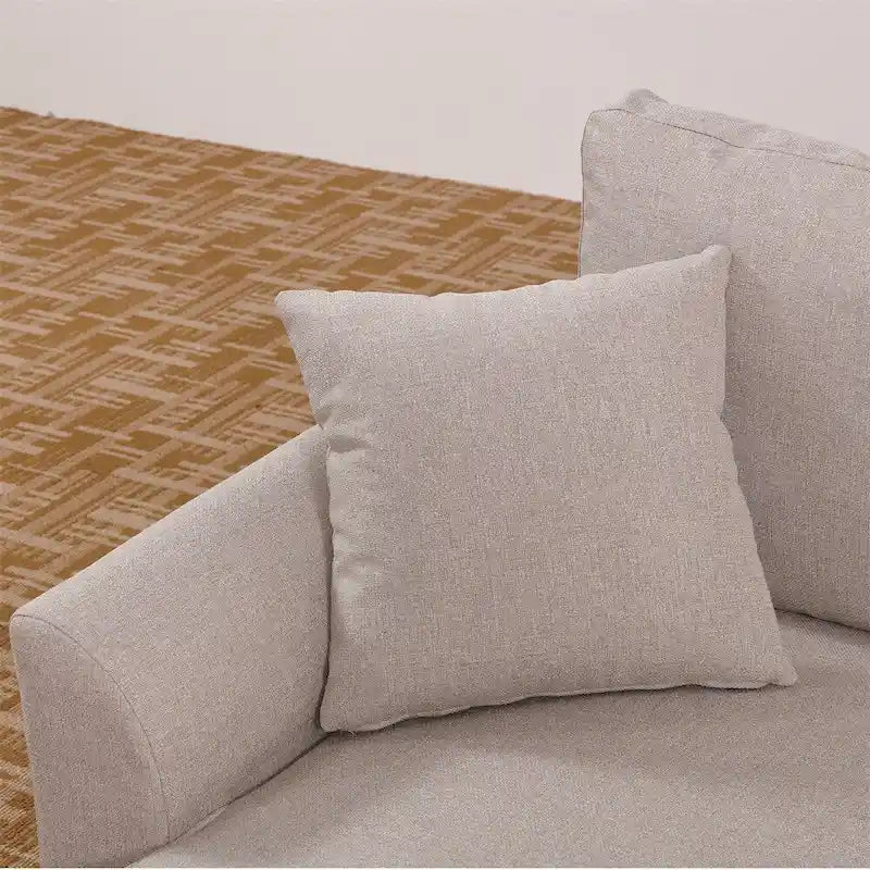 U-Shape Pull-out Sleeper Sectional Sofa with Double Storage Spaces