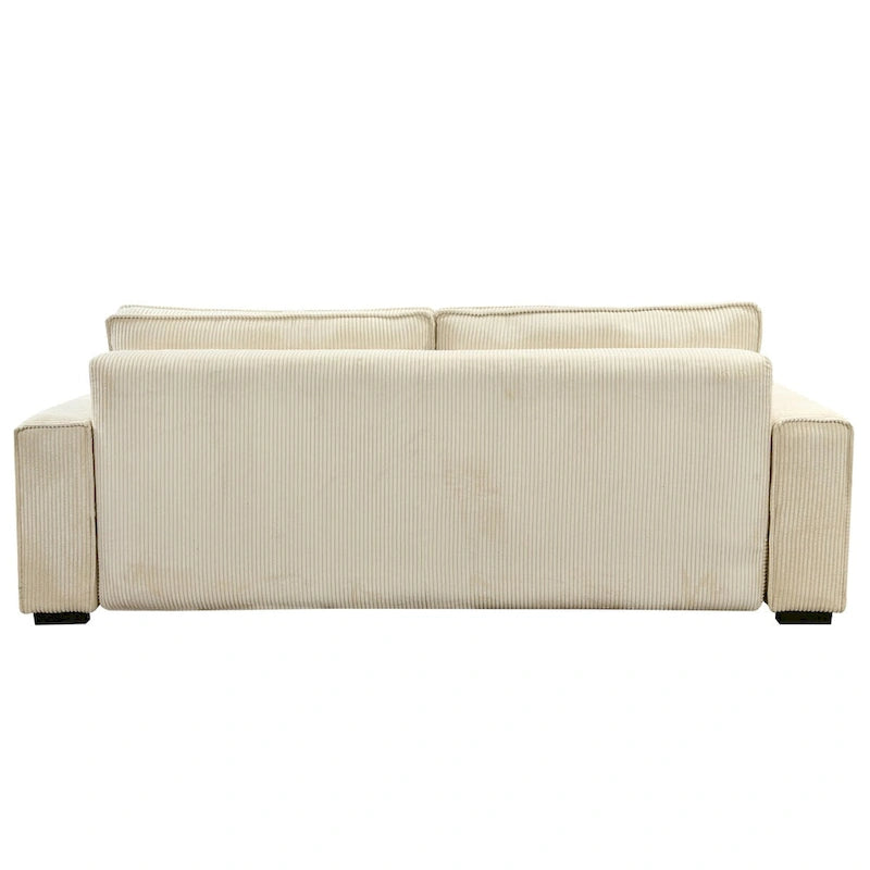 Modern Upholstered Sofa Bed with Storage