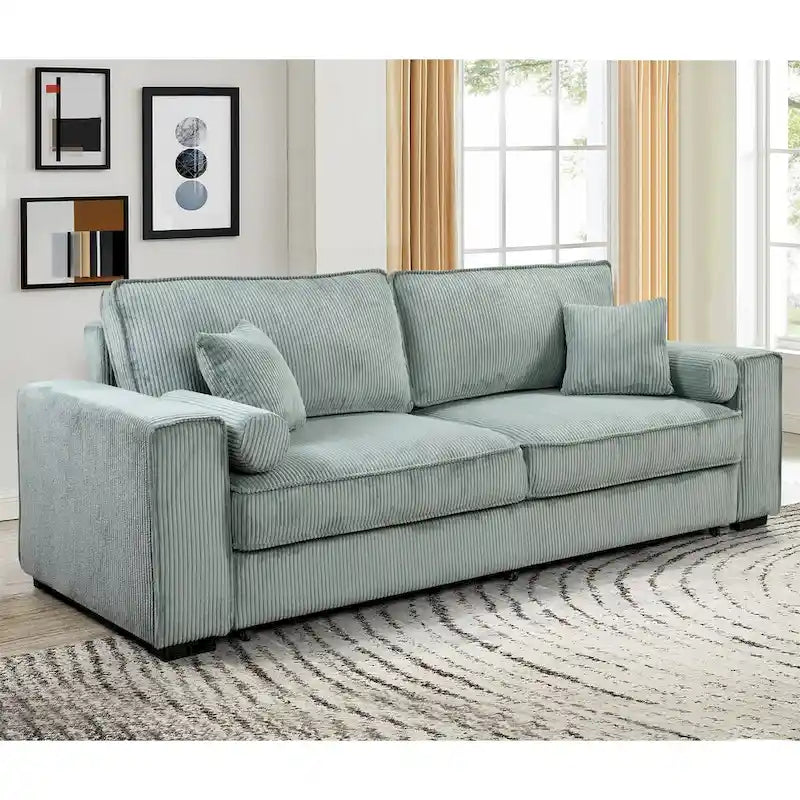 Modern Upholstered Sofa Bed with Storage