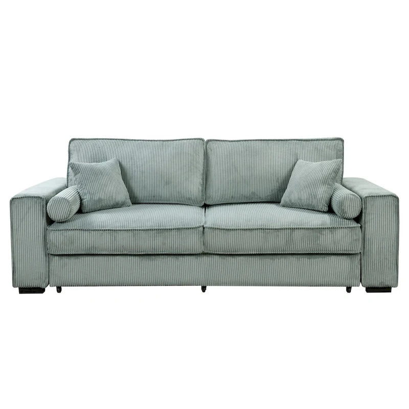 Modern Upholstered Sofa Bed with Storage