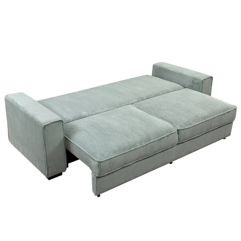 Modern Upholstered Sofa Bed with Storage
