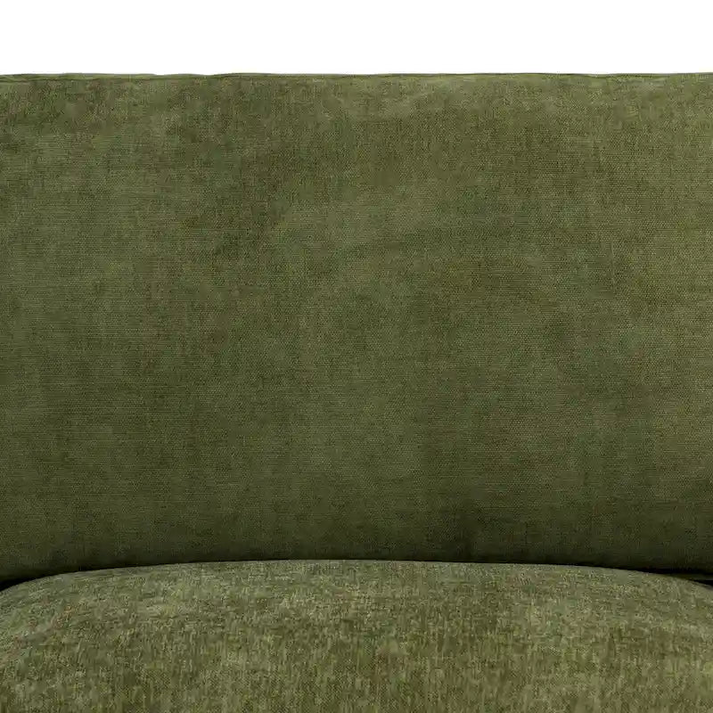Sofa in Distressed Green Velvet