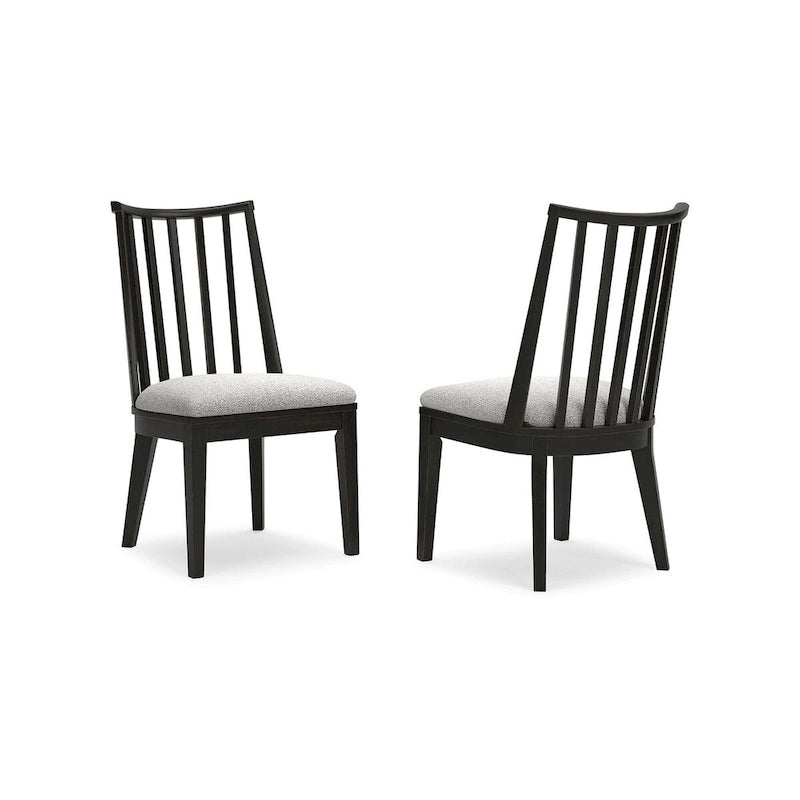 Black Dining Chair - 20.5W x 23.25D x 37H