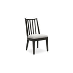 Chaise de salle à manger noire - 20.5L x 23.25P x 37H