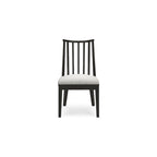 Chaise de salle à manger noire - 20.5L x 23.25P x 37H