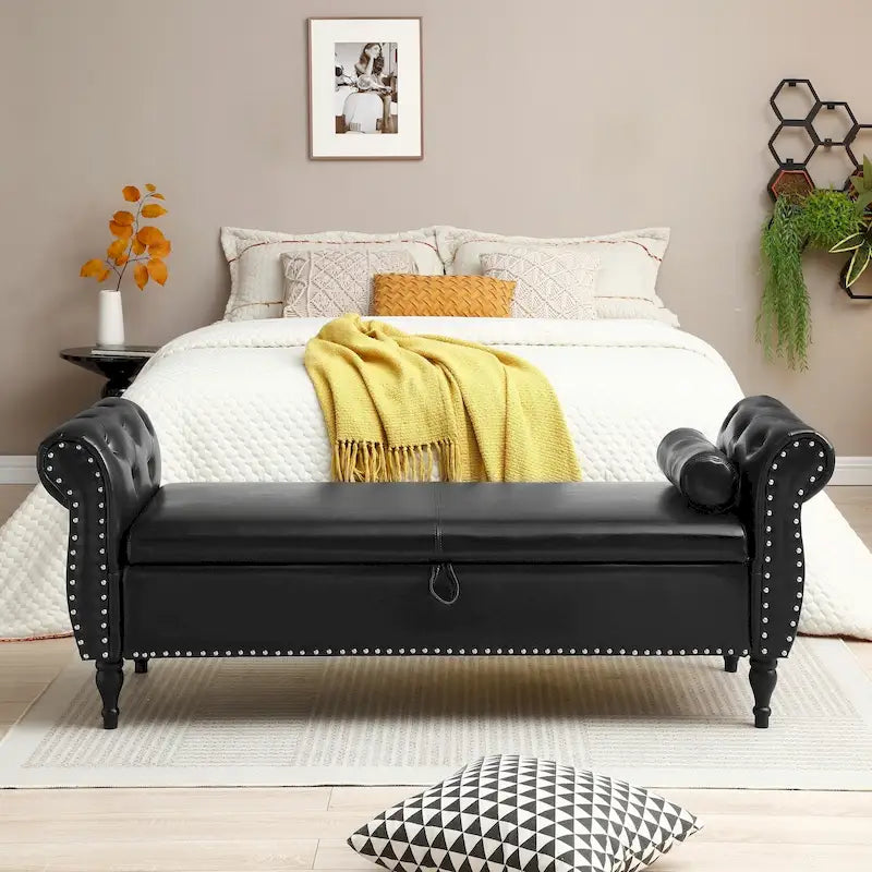 Upholstered End of Bed Bench