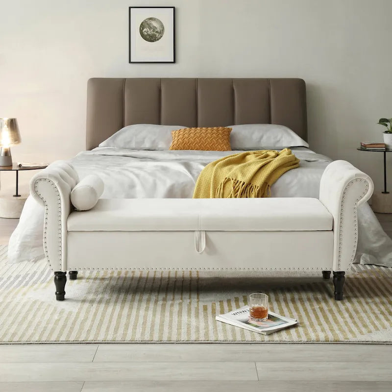 Upholstered End of Bed Bench