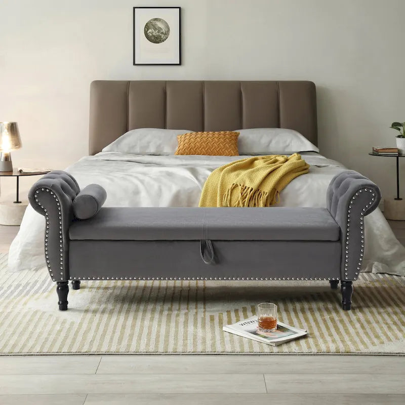 Upholstered End of Bed Bench