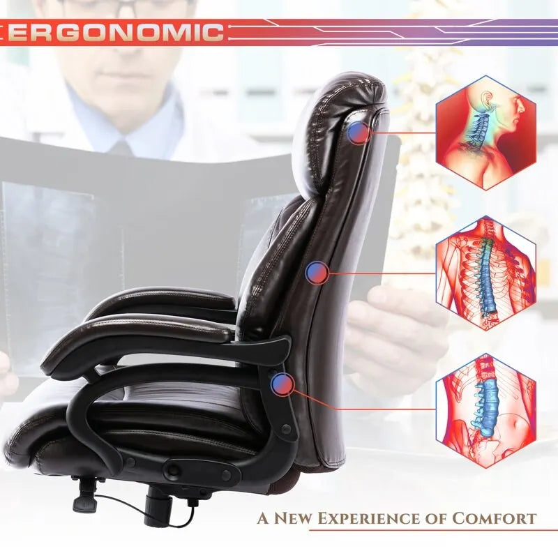 High Back Big & Tall 400lb Ergonomic Executive Office Chair