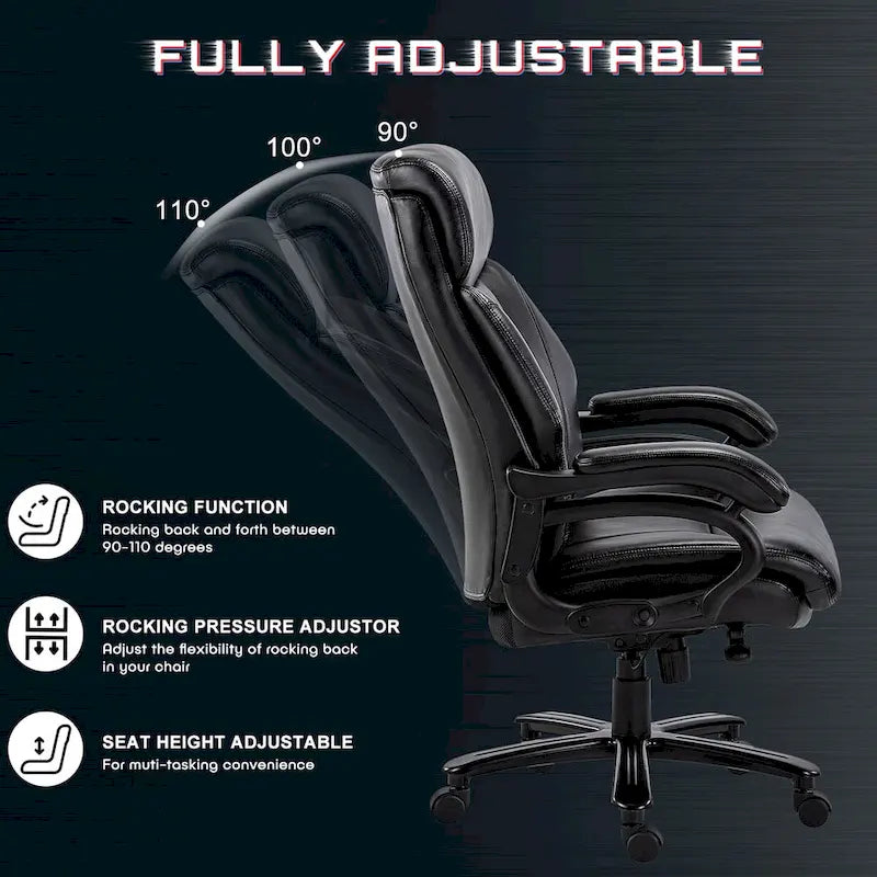 High Back Big & Tall 400lb Ergonomic Executive Office Chair