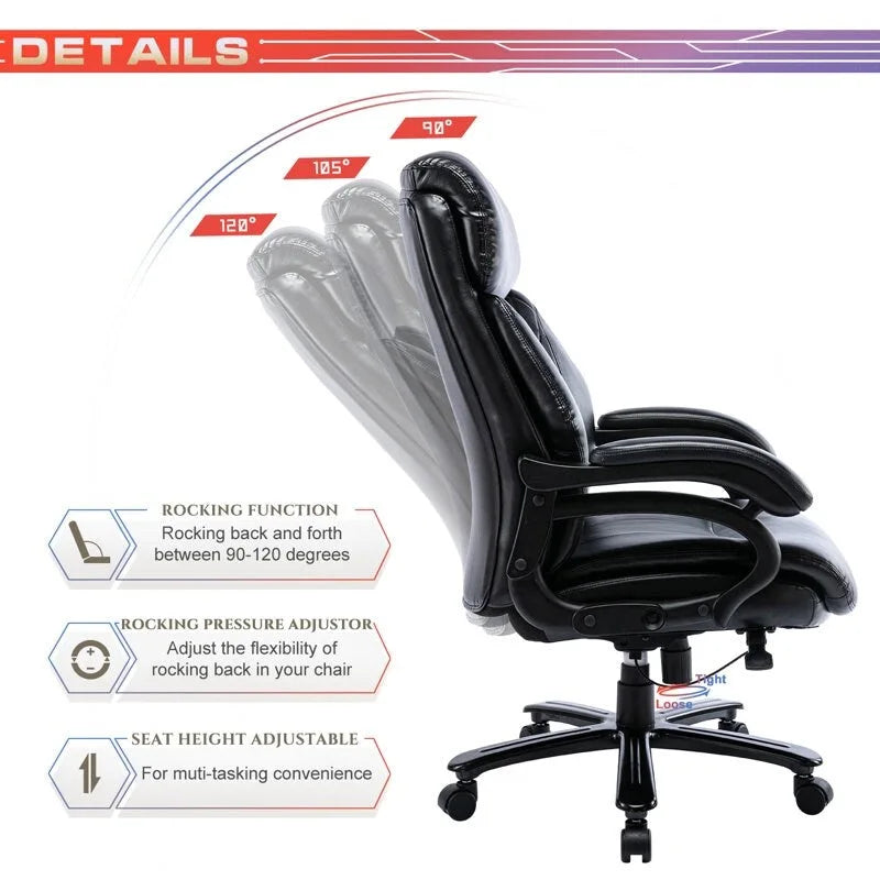 High Back Big & Tall 400lb Ergonomic Executive Office Chair